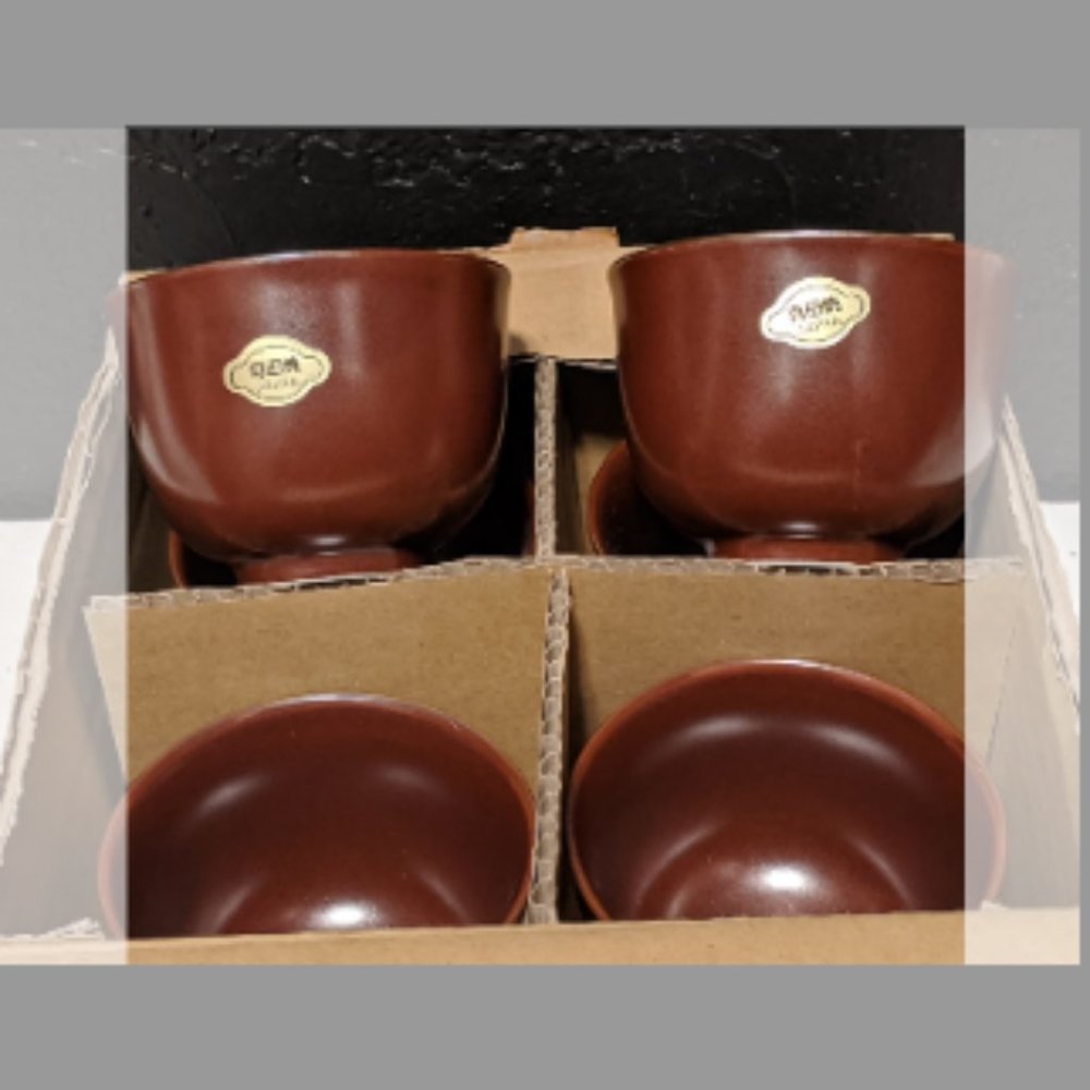 Kotobuki Glaze Ceramic Teacup Set of 6